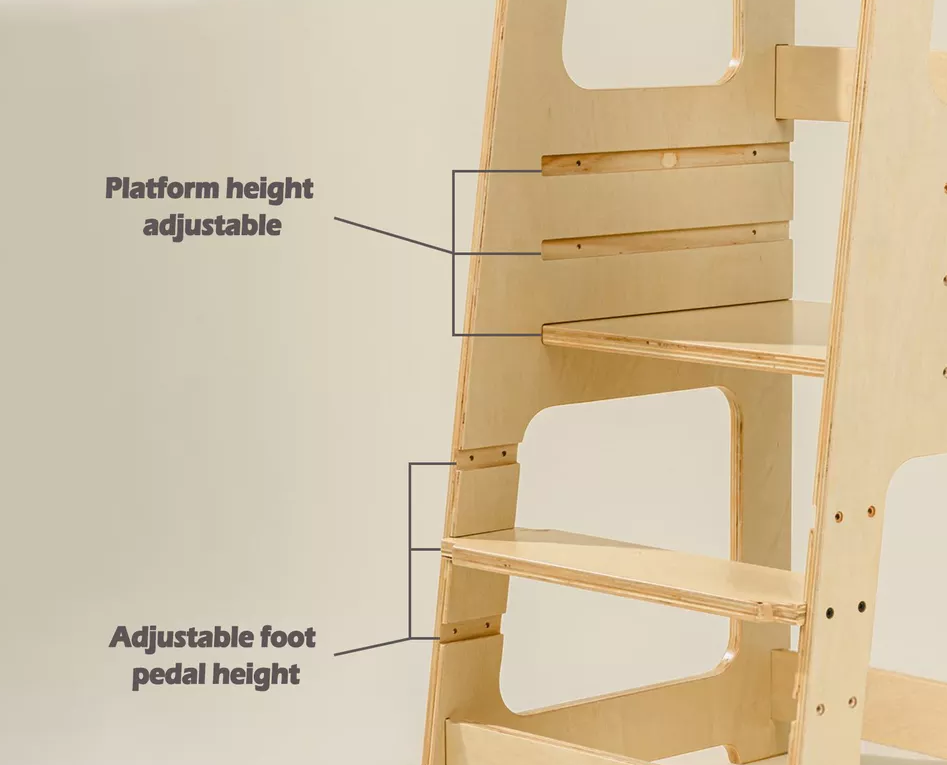 Wooden Learning Tower-Playground Moments